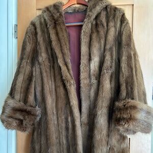 Kerrybrooke Fashions Vintage Brown Fur Coat